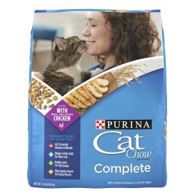 Purina Cat Chow Complete Dry Cat Food 15 lb Bag